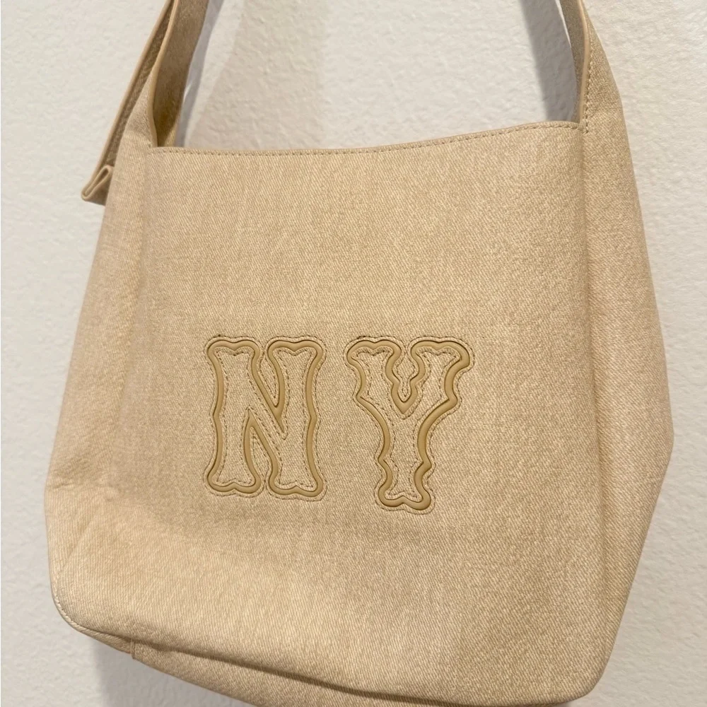 MLB Denim Coopers Logo Shoulder Bag